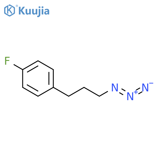 1-(3-azidopropyl)-4-fluorobenzene structure