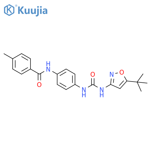 Benzamide,N-[4-[[[[5-(1,1-dimethylethyl)-3-isoxazolyl]amino]carbonyl]amino]phenyl]-4-methyl- structure