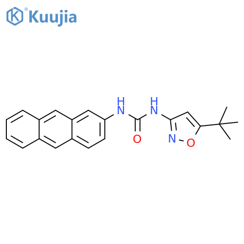 Urea, N-2-anthracenyl-N'-[5-(1,1-dimethylethyl)-3-isoxazolyl]- structure