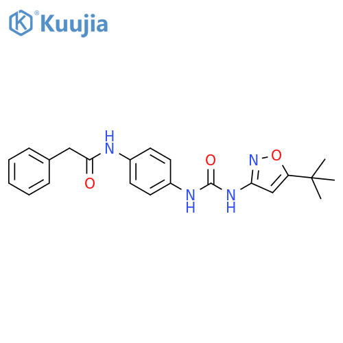 Benzeneacetamide,N-[4-[[[[5-(1,1-dimethylethyl)-3-isoxazolyl]amino]carbonyl]amino]phenyl]- structure