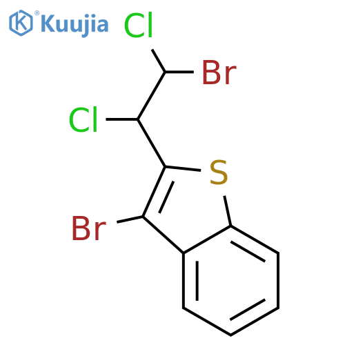 Benzo[b]thiophene, 3-bromo-2-(2-bromo-1,2-dichloroethyl)- structure