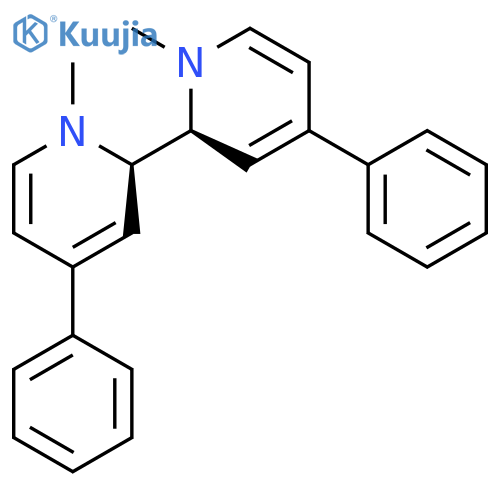 2,2'-Bipyridine, 1,1',2,2'-tetrahydro-1,1'-dimethyl-4,4'-diphenyl-, (R*,S*)- structure