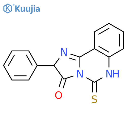 2-phenyl-5-sulfanylidene-2H,3H,5H,6H-imidazo1,2-cquinazolin-3-one structure