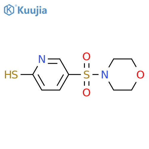 5-(morpholine-4-sulfonyl)pyridine-2-thiol structure