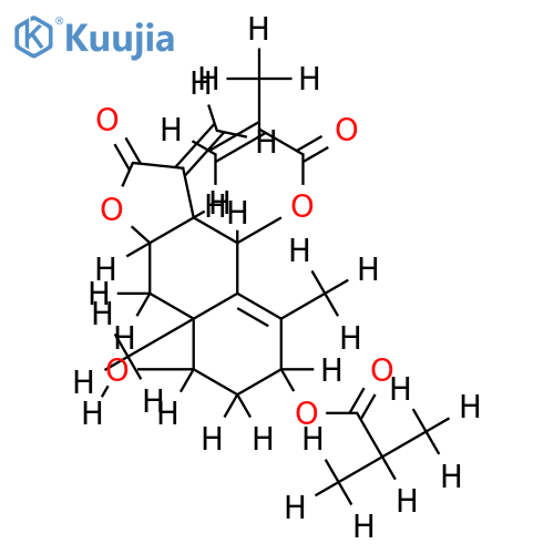 3alpha-isobutyryloxy-6beta-methacryloyloxyivangustin structure