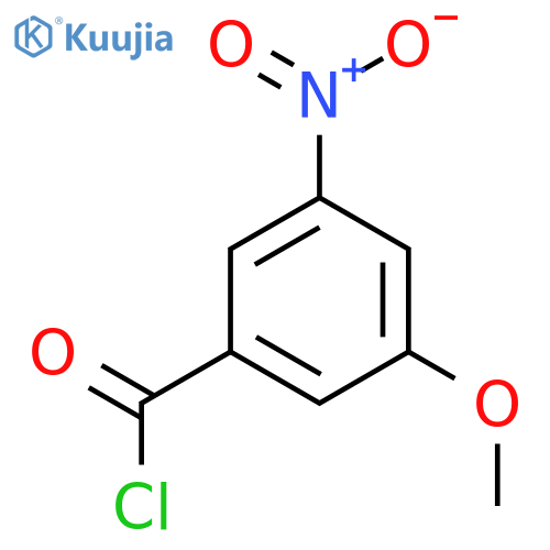 3-Methoxy-5-nitrobenzoyl chloride structure