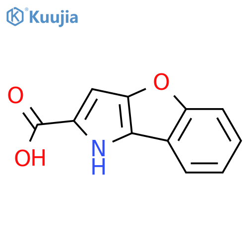 1H-Benzofuro[3,2-b]pyrrole-2-carboxylic acid structure