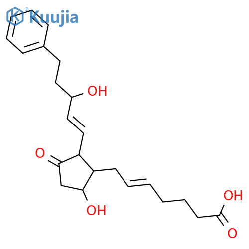 (5Z)-7-{(1R,2R,5S)-5-hydroxy-2-[(1E,3S)-3-hydroxy-5-phenylpent-1-en-1-yl]-3-oxocyclopentyl}hept-5-enoic acid structure