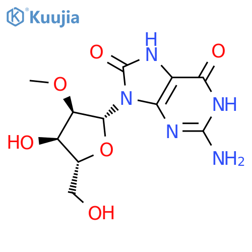 GUANOSINE, 7,8-DIHYDRO-2'-O-METHYL-8-OXO- structure
