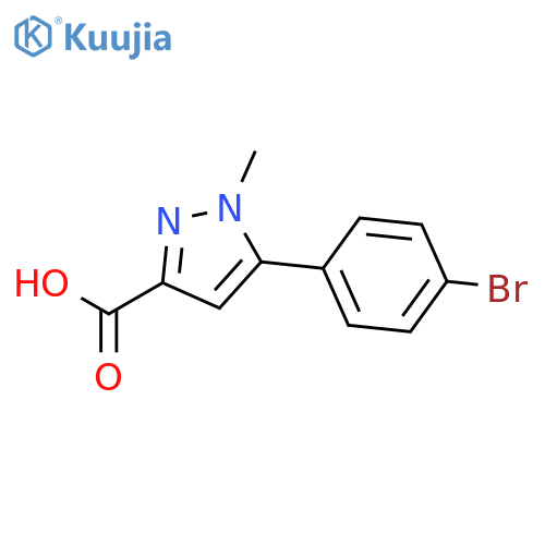 5-(4-Bromophenyl)-1-methyl-1H-pyrazole-3-carboxylic Acid structure