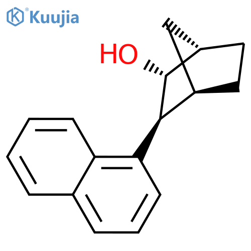 Bicyclo[2.2.1]heptan-2-ol, 3-(1-naphthalenyl)-, (1S,2R,3S,4R)- structure