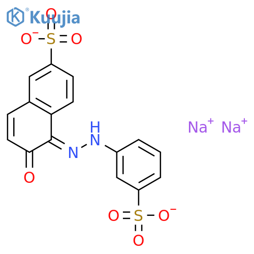 2-Naphthalenesulfonicacid, 6-hydroxy-5-[2-(3-sulfophenyl)diazenyl]-, sodium salt (1:?) structure