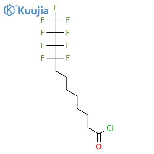 DODECANOYL CHLORIDE, 9,9,10,10,11,11,12,12,12-NONAFLUORO- structure