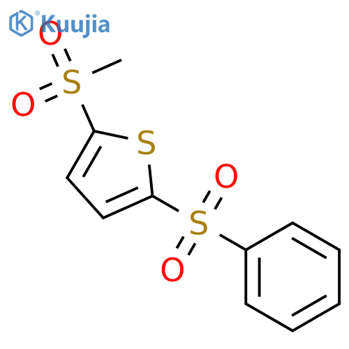 THIOPHENE, 2-(METHYLSULFONYL)-5-(PHENYLSULFONYL)- structure