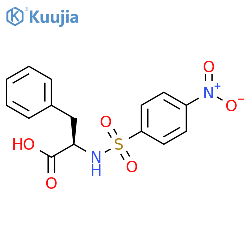 D-Phenylalanine, N-[(4-nitrophenyl)sulfonyl]- structure