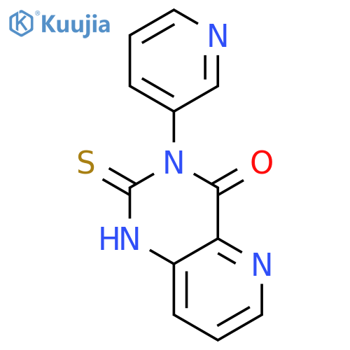 PYRIDO[3,2-D]PYRIMIDIN-4(1H)-ONE, 2,3-DIHYDRO-3-(3-PYRIDINYL)-2-THIOXO- structure