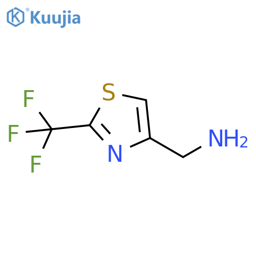 4-Thiazolemethanamine,2-(trifluoromethyl)- structure