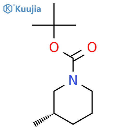 1-Piperidinecarboxylic acid, 3-methyl-, 1,1-dimethylethyl ester, (3S)- structure