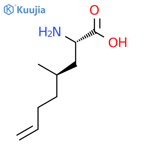 7-OCTENOIC ACID, 2-AMINO-4-METHYL-, (2S,4R)- structure