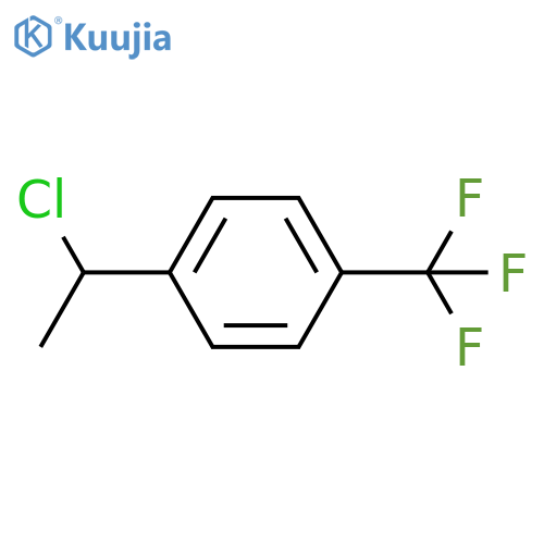 1-(1-Chloroethyl)-4-(trifluoromethyl)benzene structure