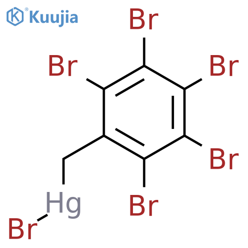 Mercury, bromo[(pentabromophenyl)methyl]- structure