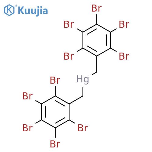 MERCURY, BIS[(PENTABROMOPHENYL)METHYL]- structure