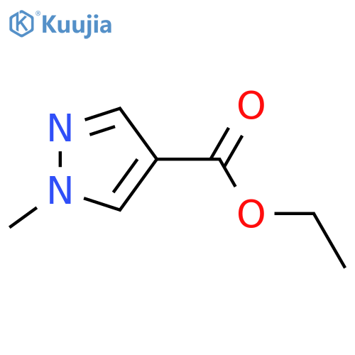 Ethyl 1-methyl-1H-pyrazole-4-carboxylate structure