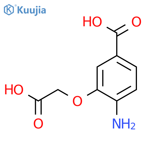 Benzoic acid, 4-amino-3-(carboxymethoxy)- structure