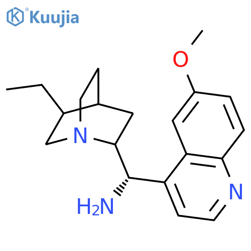 (8a,9s)-10,11-dihydro-6'-methoxy-cinchonan-9-amine structure