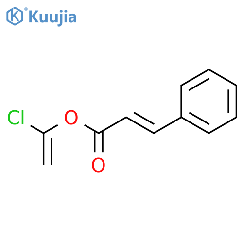 2-PROPENOIC ACID, 3-PHENYL-, 1-CHLOROETHENYL ESTER, (2E)- structure