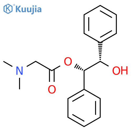 GLYCINE, N,N-DIMETHYL-, (1S,2S)-2-HYDROXY-1,2-DIPHENYLETHYL ESTER structure