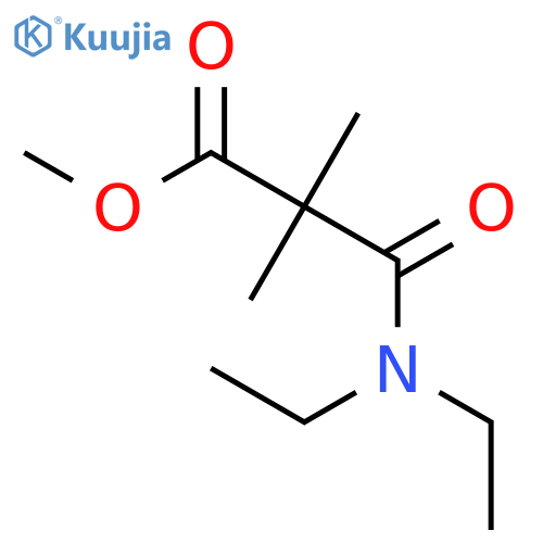 PROPANOIC ACID, 3-(DIETHYLAMINO)-2,2-DIMETHYL-3-OXO-, METHYL ESTER structure