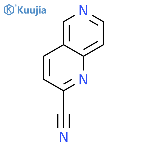 1,6-Naphthyridine-2-carbonitrile structure