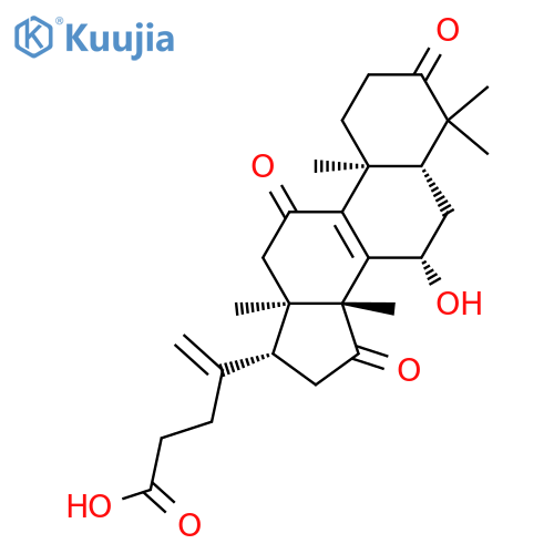 20(21)-Dehydrolucidenic acid A structure