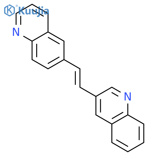 QUINOLINE, 3-[(1E)-2-(6-QUINOLINYL)ETHENYL]- structure