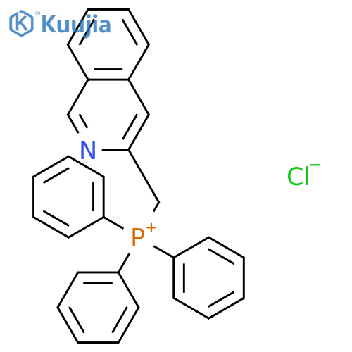 PHOSPHONIUM, (3-ISOQUINOLINYLMETHYL)TRIPHENYL-, CHLORIDE structure