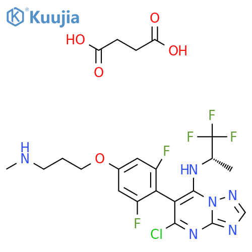 Cevipabulin succinate anhydrous structure