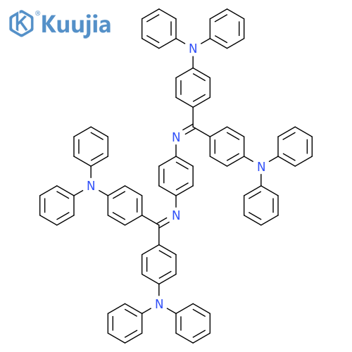 1,4-Benzenediamine, N,N'-bis[bis[4-(diphenylamino)phenyl]methylene]- structure