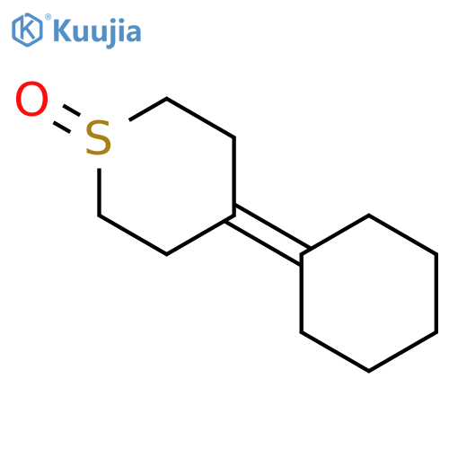 2H-Thiopyran, 4-cyclohexylidenetetrahydro-, 1-oxide structure