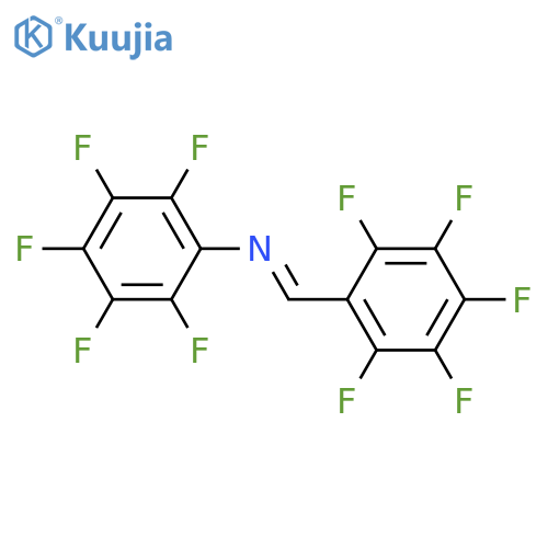 Benzenamine, 2,3,4,5,6-pentafluoro-N-[(pentafluorophenyl)methylene]- structure