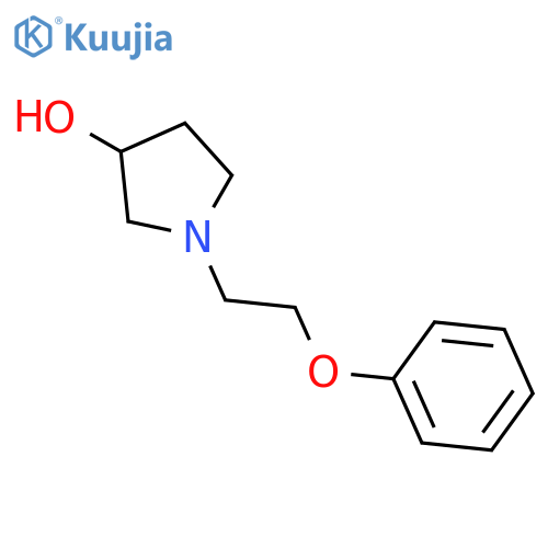 1-(2-phenoxyethyl)pyrrolidin-3-ol structure