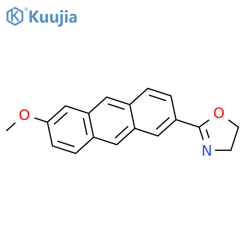 OXAZOLE, 4,5-DIHYDRO-2-(6-METHOXY-2-ANTHRACENYL)- structure