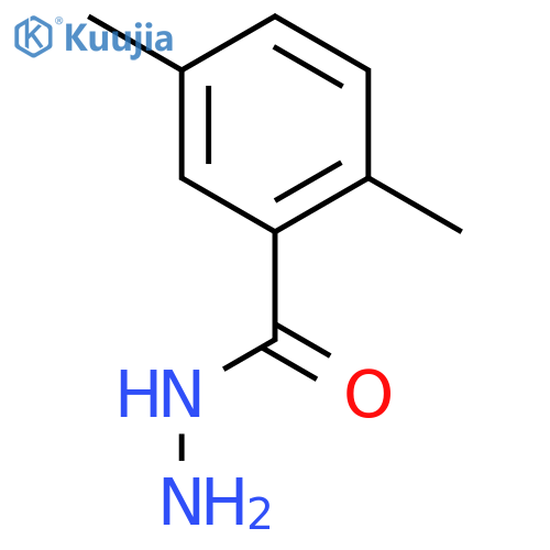 Benzoic acid, 2,5-dimethyl-, hydrazide structure