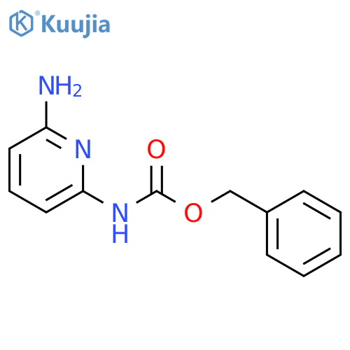 N-(6-amino-2-pyridinyl)-carbamic acid phenylmethyl ester structure