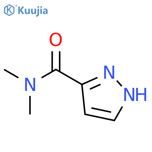 N,N-Dimethyl-1H-pyrazole-3-carboxamide structure