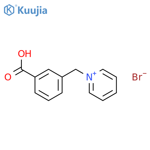PYRIDINIUM, 1-[(3-CARBOXYPHENYL)METHYL]-, BROMIDE structure