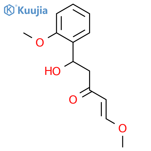 1-PENTEN-3-ONE, 5-HYDROXY-1-METHOXY-5-(2-METHOXYPHENYL)-, (1E)- structure