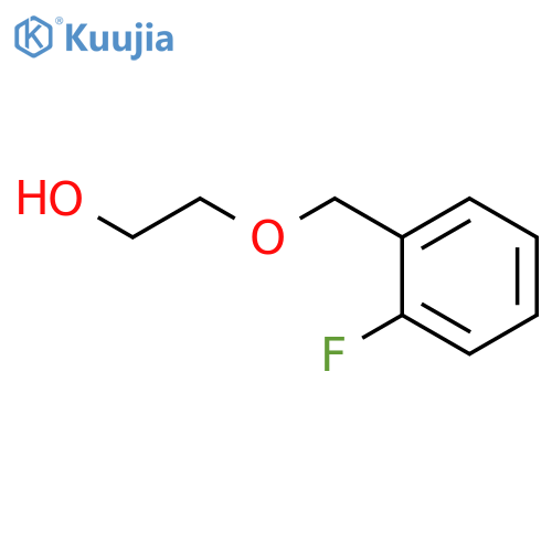 Ethanol, 2-[(2-fluorophenyl)methoxy]- structure