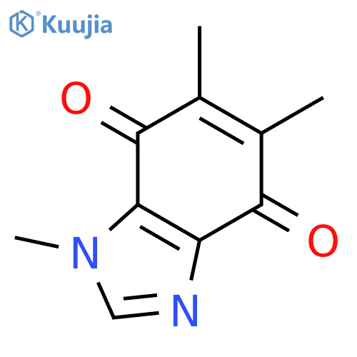1H-Benzimidazole-4,7-dione, 1,5,6-trimethyl- structure