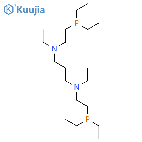 1,3-Propanediamine, N,N'-bis[2-(diethylphosphino)ethyl]-N,N'-diethyl- structure